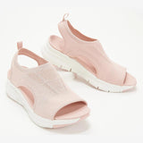 Orthopädische Sandalen für Damen mit breiter Passform – Rosa