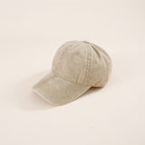 Damen Vintage Cap mit verstellbarem Verschluss – Weiß