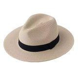 Panama Strohhut mit UPF50+ Sonnenschutz – Khaki