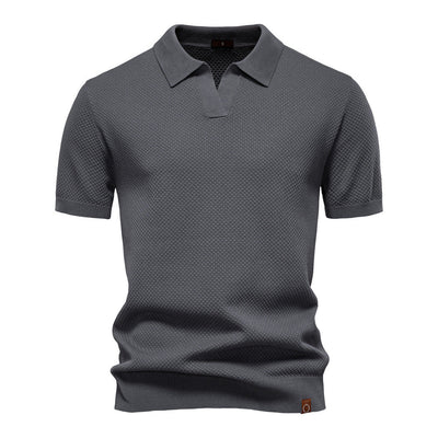 Holger – Strukturiertes Polo-Shirt