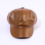 Damen Baker Boy Cap – Braun