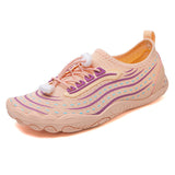 Damen Mesh Slip On Wassersport Sneakers – Schnell Trocknende Aqua Schuhe – Rosa