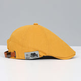 Vintage-Basecap mit Taschen – Gelb