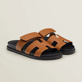 Damen Kunstleder Sandalen Mit Verstellbaren Riemen – Bequeme Sommerschuhe – Braun