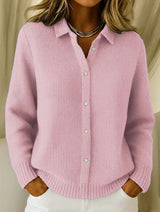 AVORA | KLASSISCHE, WEICHE STRICKJACKE – Rosa
