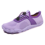 Damen Sportliche Aqua Schuhe Mit Flexiblem Design – Leichte Wassersneaker – Dunkelviolett