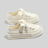 Damen Beige Plattform Sneaker Mit Eleganter Satinschnürung – Beige
