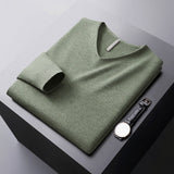 Max | Feiner Minimalistischer Pullover – Grün