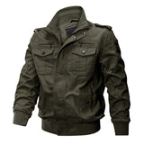 Herren Langarm-Jacke mit Taschen – Grün