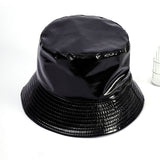 Damen wasserabweisender Bucket Hat – Schwarz