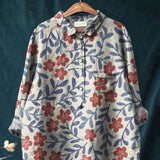 Anita Französische Vintage-Bluse Damen | Elegante Bluse – Drucken  2