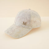 Damen Baseball-Cap mit Mesh-Design und Glitzer-Applikation – Beige