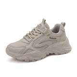 Damen Sportliche Sneakers Mit Atmungsaktivem Obermaterial – Gepolsterte Komfortschuhe – Khaki
