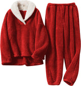 Clara | Damen Lounge-Set modern und klassisch – Claret
