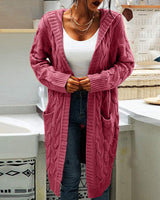Ramona - extraweiche Strickweste – Rot Pink