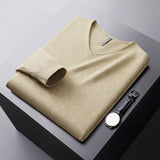 Max | Feiner Minimalistischer Pullover – Aprikose