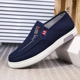 Herren Slip-On Sneakers mit orthopädischer Unterstützung – Blau