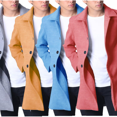 Herren modischer Langmantel Aliams