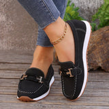 Amelie | Modische Elegante Loafer Damen – Schwarz