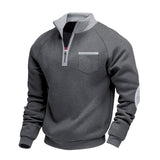 Tobias | Moderner Pullover Herren leger und stylisch – Grau