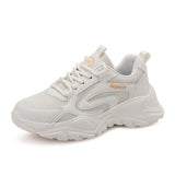 Damen Sportliche Sneakers Mit Atmungsaktivem Obermaterial – Gepolsterte Komfortschuhe – Beige