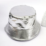 Damen wasserabweisender Bucket Hat – Silber
