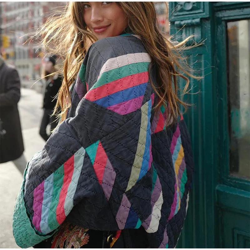 Damen Winterjacke Im Retro Stil | Warm