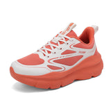 Damen Sportliche Laufschuhe Mit Atmungsaktivem Mesh – Leichte Komfort Sneakers – Rot