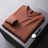 Max | Feiner Minimalistischer Pullover – Braun