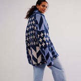 Selina | Eleganter Cardigan für jeden Anlass – Blau