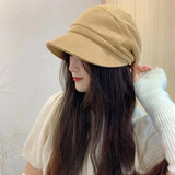 Damen Newsboy Cap – Khaki