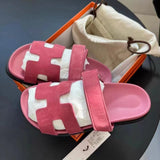 Damen Kunstleder Sandalen Mit Verstellbaren Riemen – Bequeme Sommerschuhe – Rosa