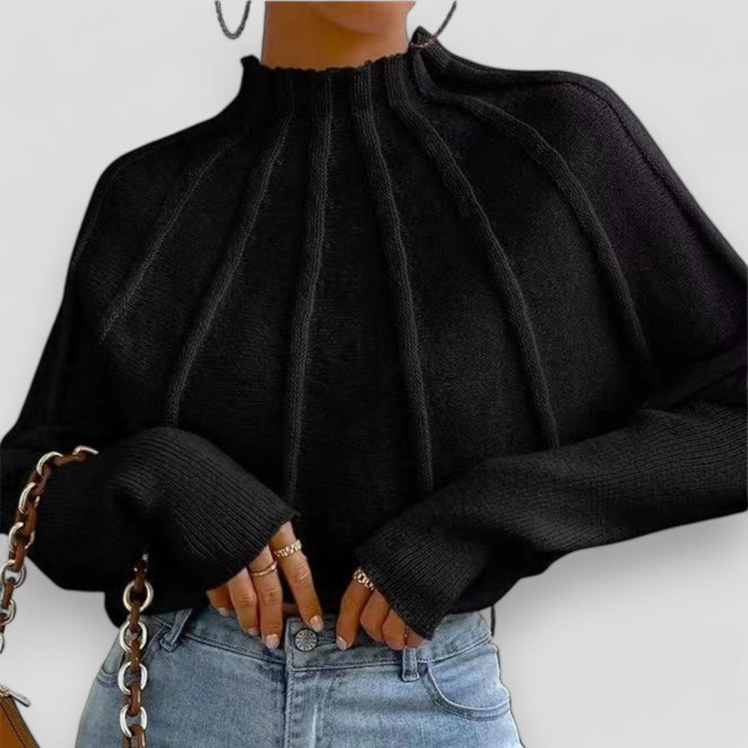 Selin┃Strickrollkragenpullover