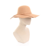 Damen Sonnenhut mit breiter Krempe und elastischem Riemen – Khaki