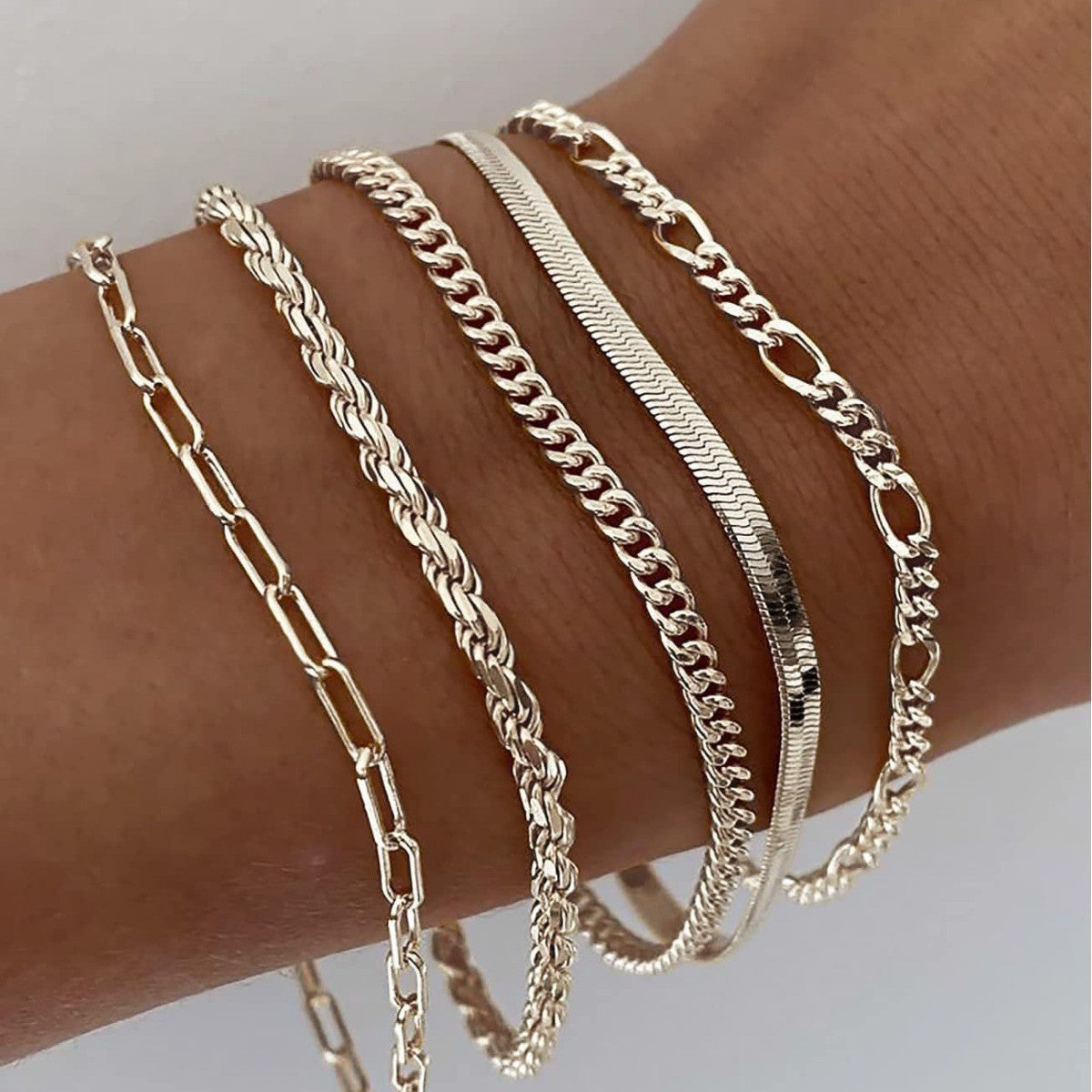 Gold Ellis Renner Bracelet Set