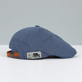 Vintage-Basecap mit Taschen – Blau
