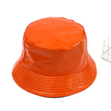 Damen wasserabweisender Bucket Hat – Orange