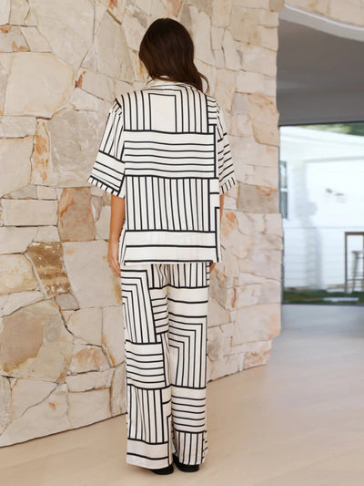 Rieke | Schickes zweiteiliges bedrucktes Co-Ord Set