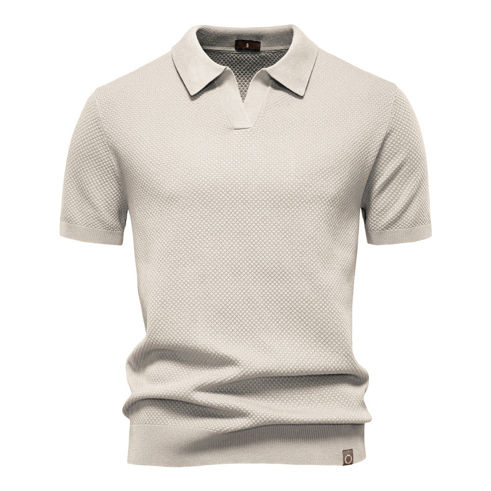 Holger – Strukturiertes Polo-Shirt