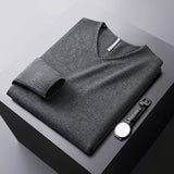 Max | Feiner Minimalistischer Pullover – Grau
