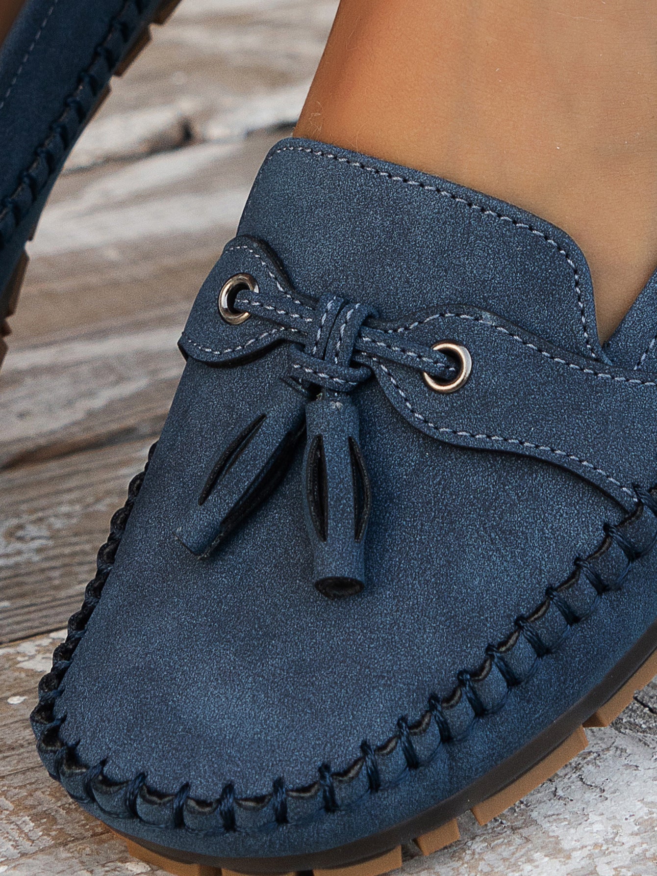 Damen Slipper aus veganem Leder mit weichem Futter – Elegante Mokassins für jeden Tag
