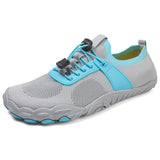 Damen Sportliche Aqua Schuhe Mit Flexiblem Design – Leichte Wassersneaker – Grau