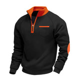 Tobias | Moderner Pullover Herren leger und stylisch – Schwarz