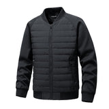 Herren Übergangsjacke mit Taschen – Schwarz