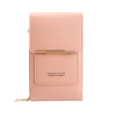 Elisa | Zeitlose Damen Umhängetasche elegant modern – Pink