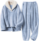 Clara | Damen Lounge-Set modern und klassisch – Blau