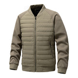 Herren Übergangsjacke mit Taschen – Olivgrün