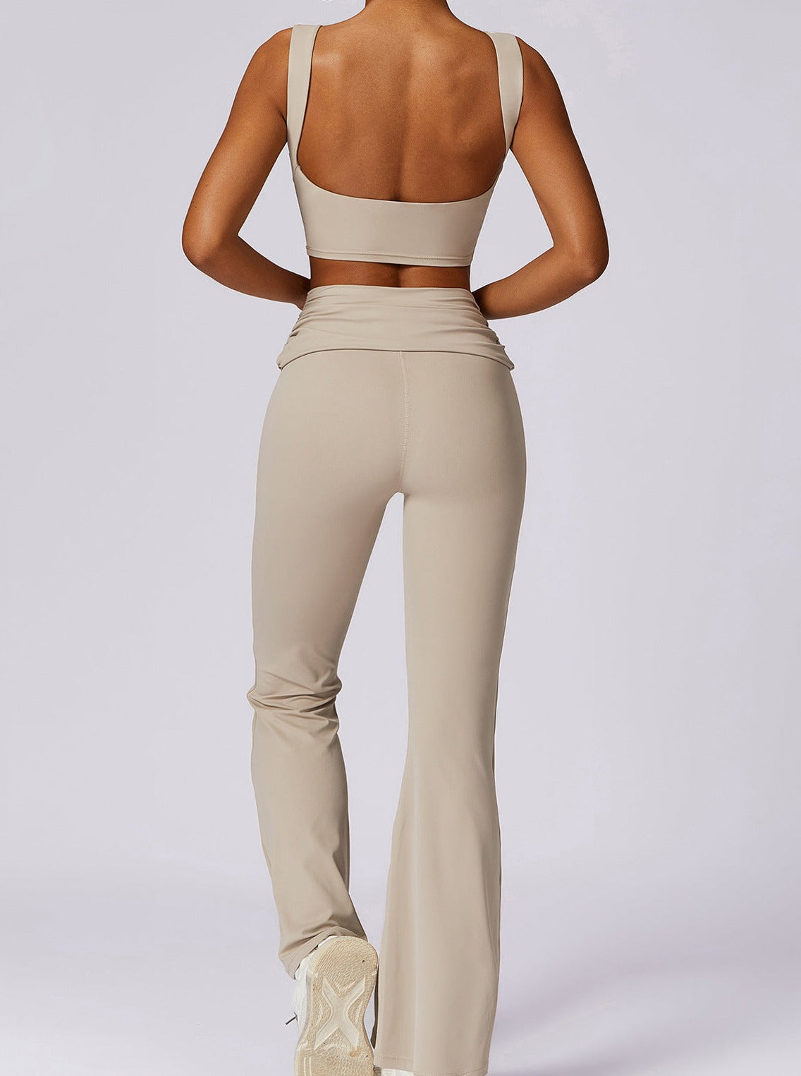 Elvira | High-Waist Leggings mit gerafftem Bund