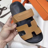Damen Kunstleder Sandalen Mit Verstellbaren Riemen – Bequeme Sommerschuhe – Dunkelbraun