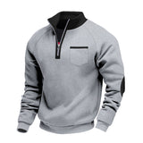 Tobias | Moderner Pullover Herren leger und stylisch – Hellgrau